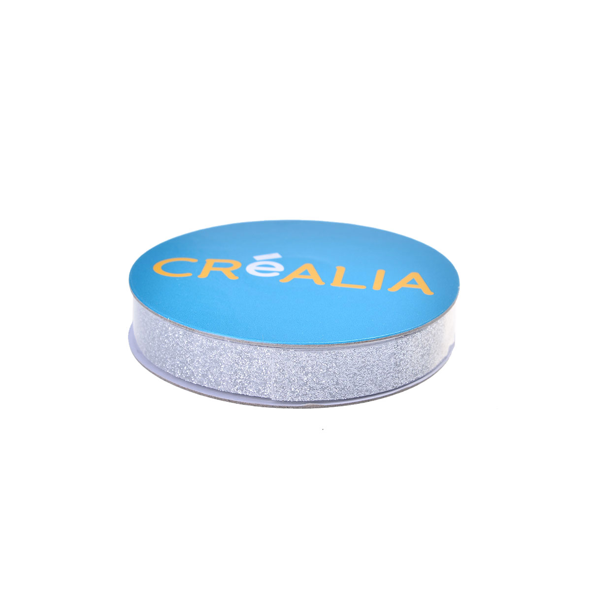 Ruban pailleté argent - Créalia