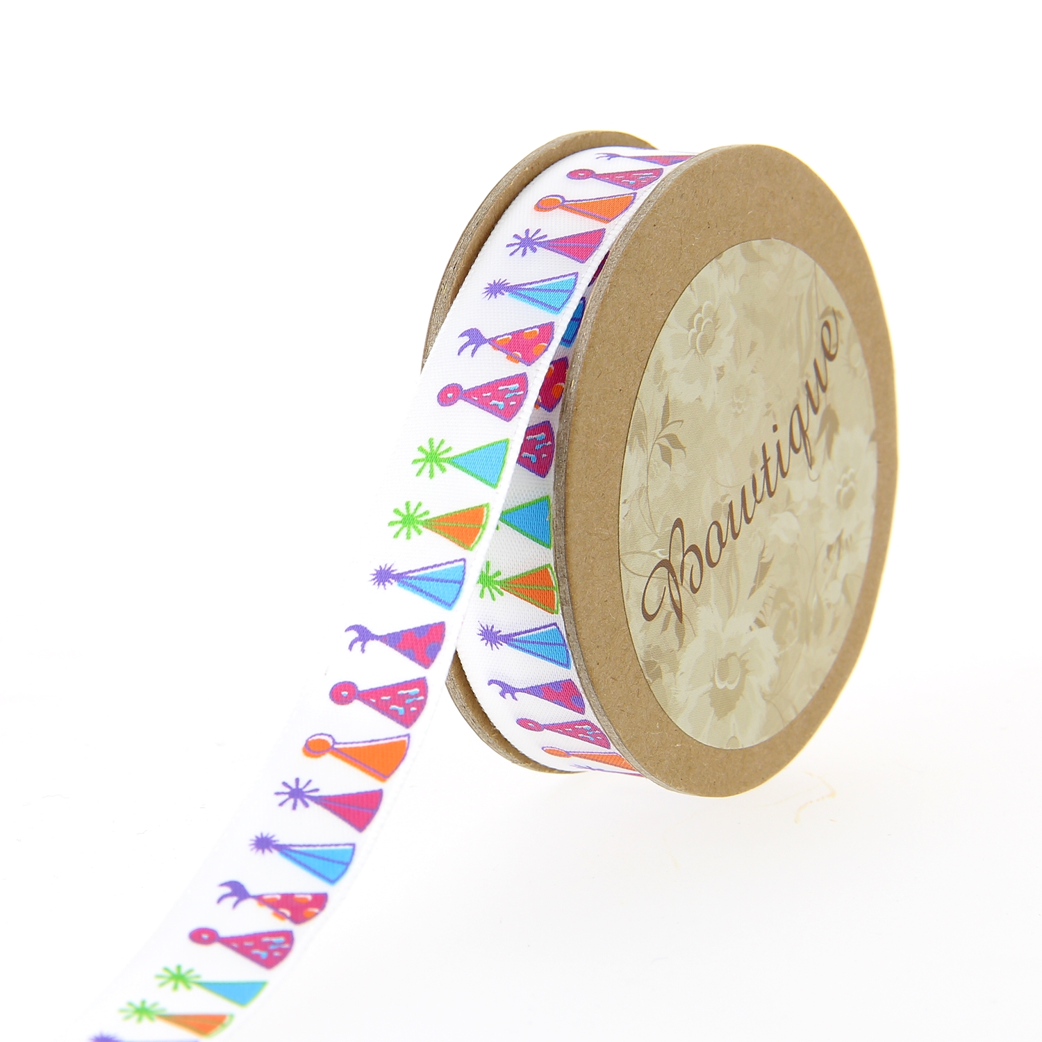 Ruban de Satin 5mx15mm - Chapeaux de fête - Distrifil