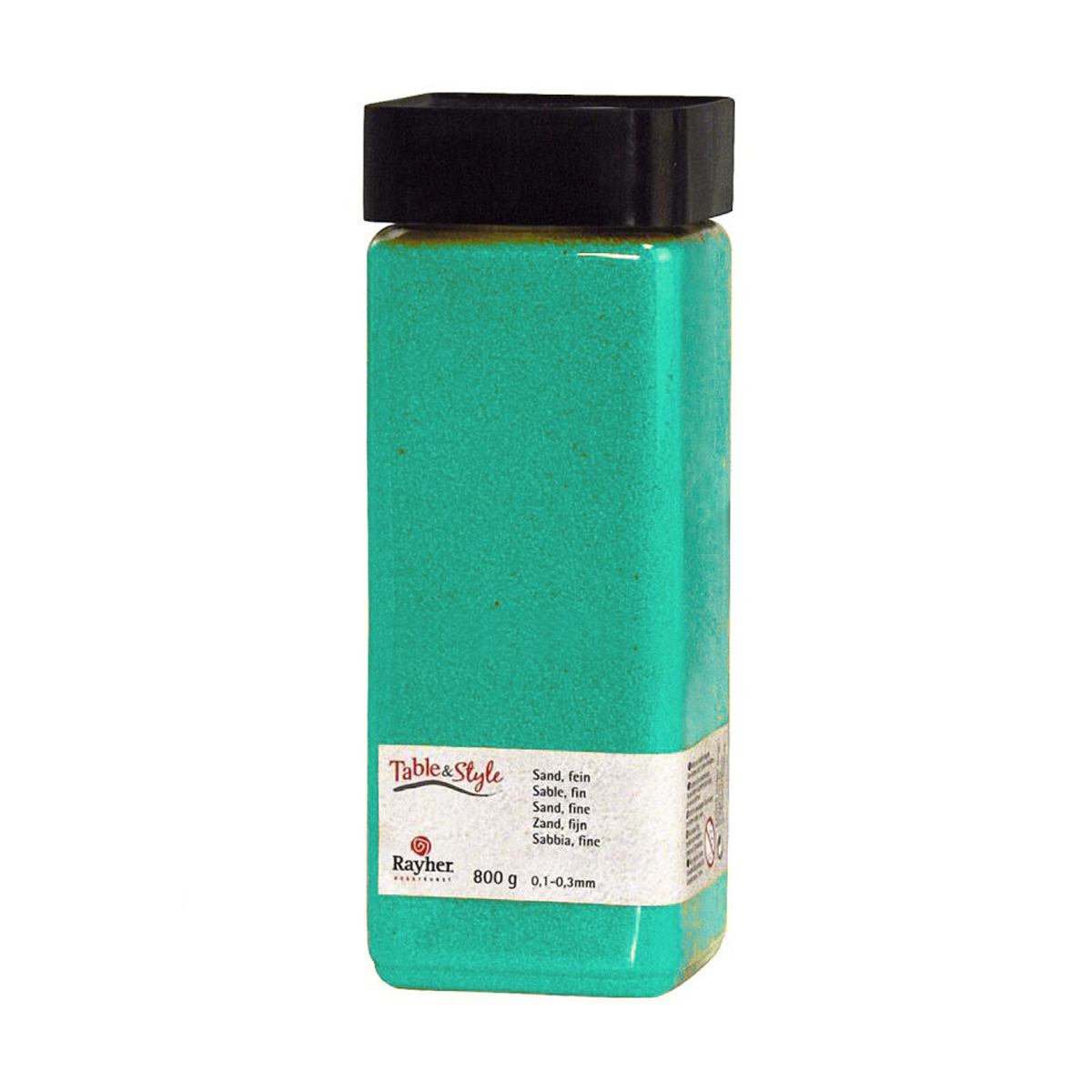 Sable fin - bleu turquoise - 0,1 à 0,3 mm - 800g