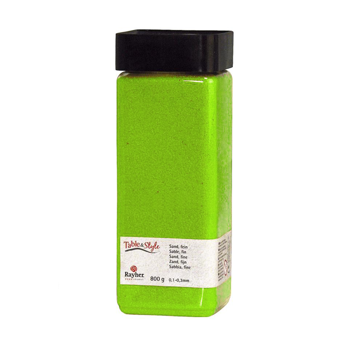 Sable fin - vert - 0,1 à 0,3 mm - 800g