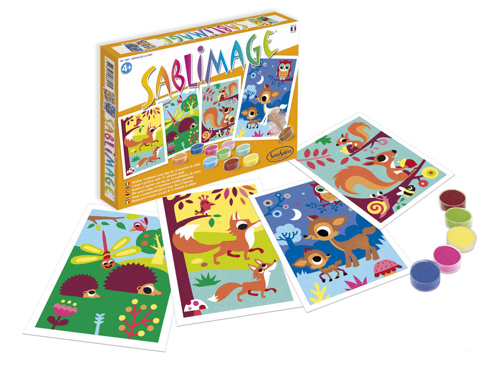 Kit créatif Sablimage - animaux de la fôret