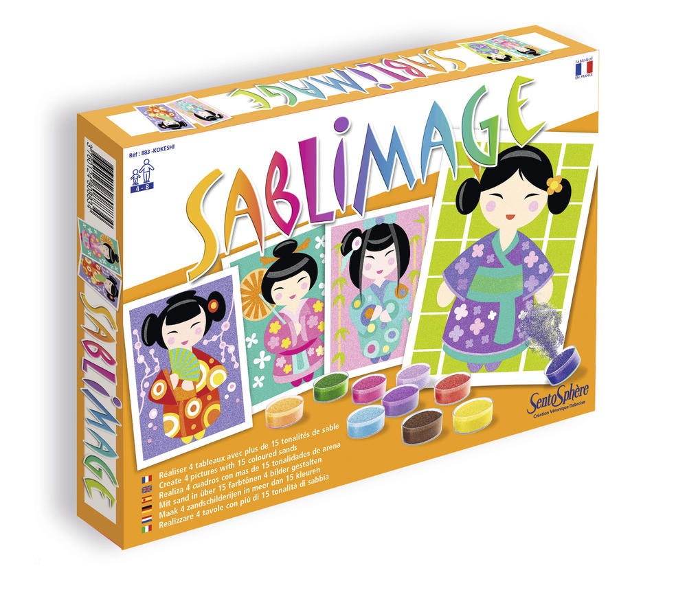 Kit créatif Sablimage - Kokeshi