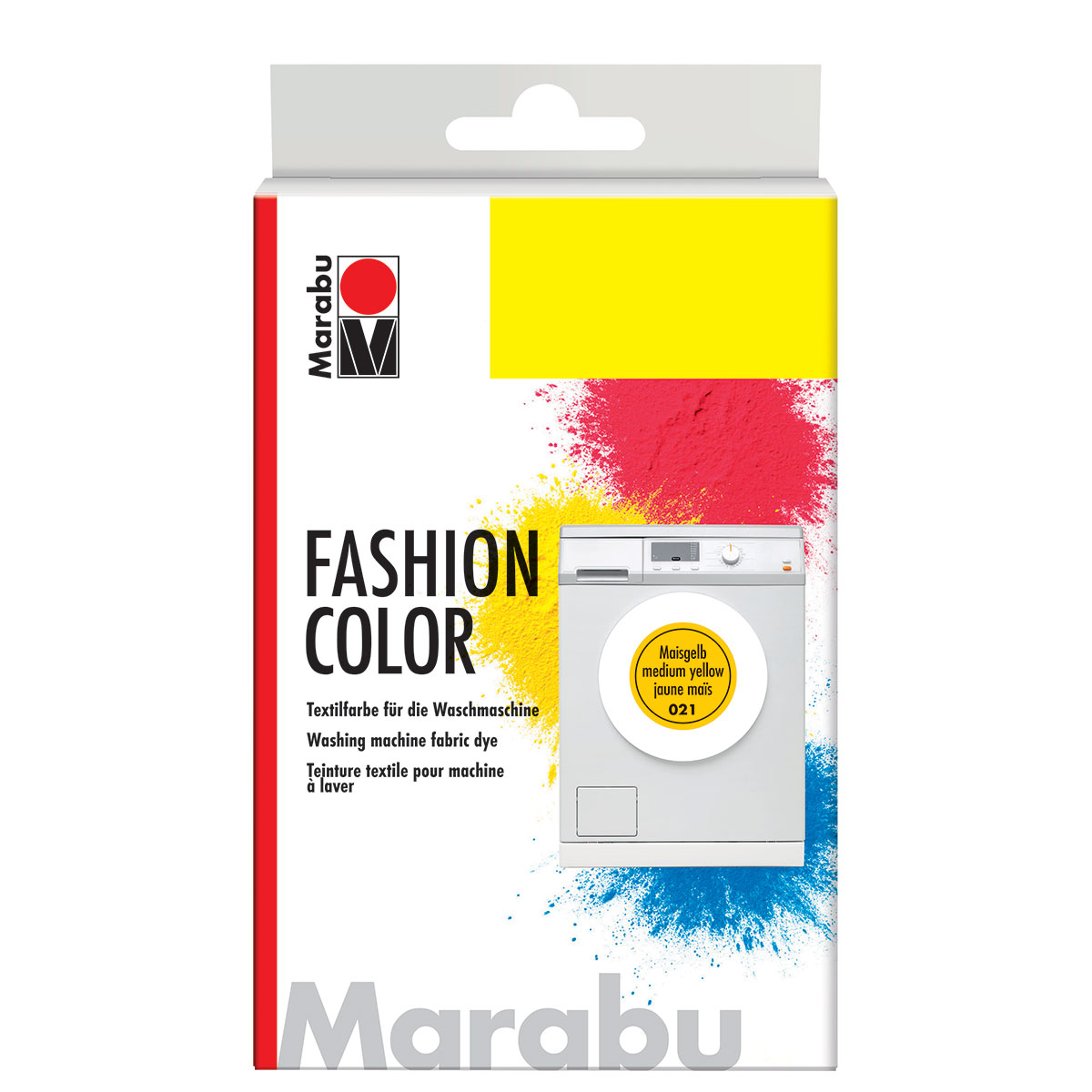 Peinture en poudre - Fashion color - Jaune 021 Mat - 30 g - Marabu