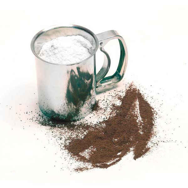 Saupoudreur sucre - acier