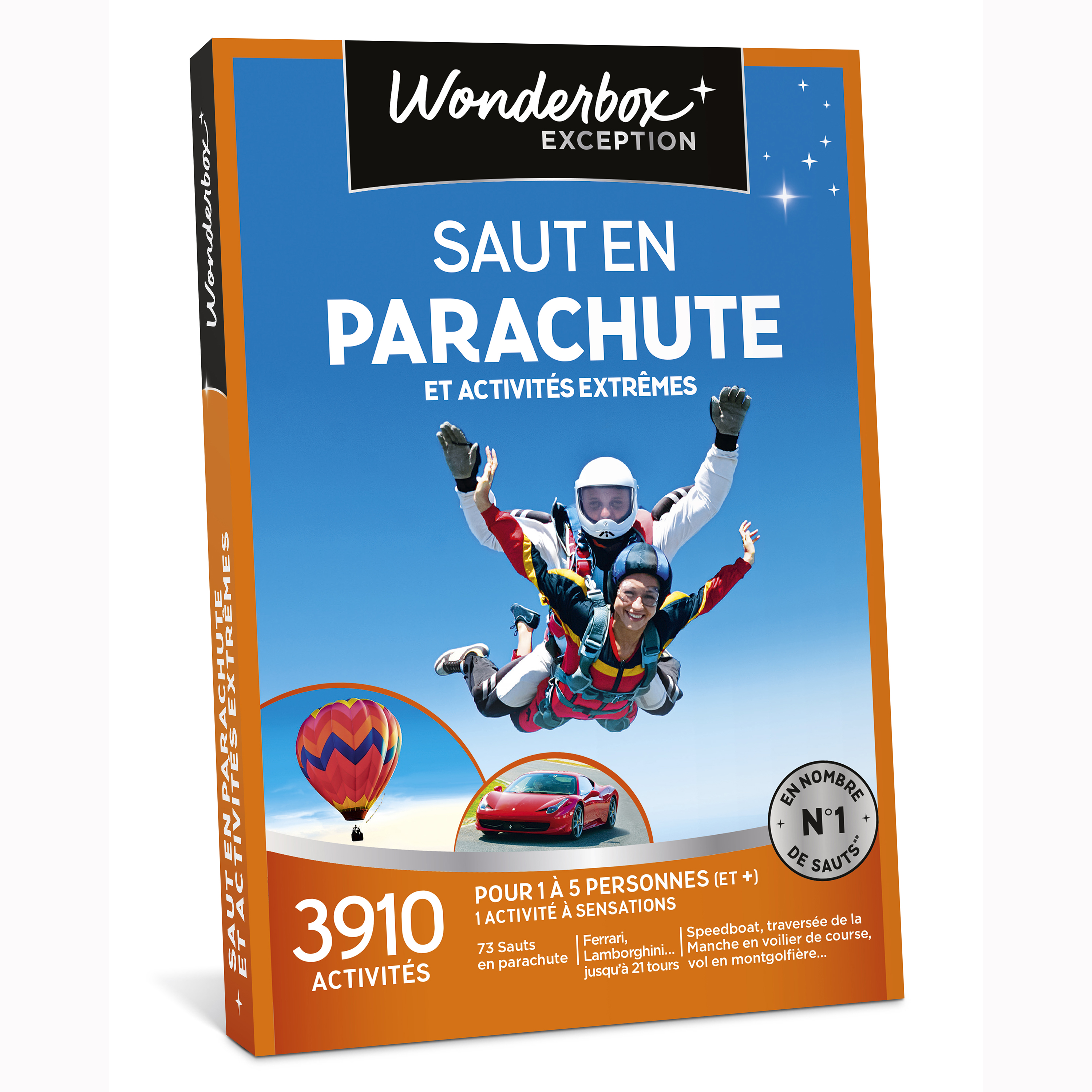 Coffret cadeau Wonderbox - Saut en parachute et activités extrêmes