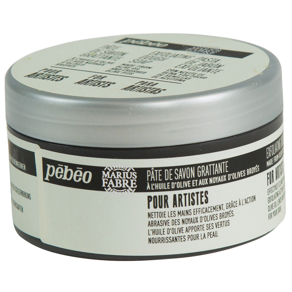 Savon noir grattant - Marius Fabre - 200 g - Pébéo