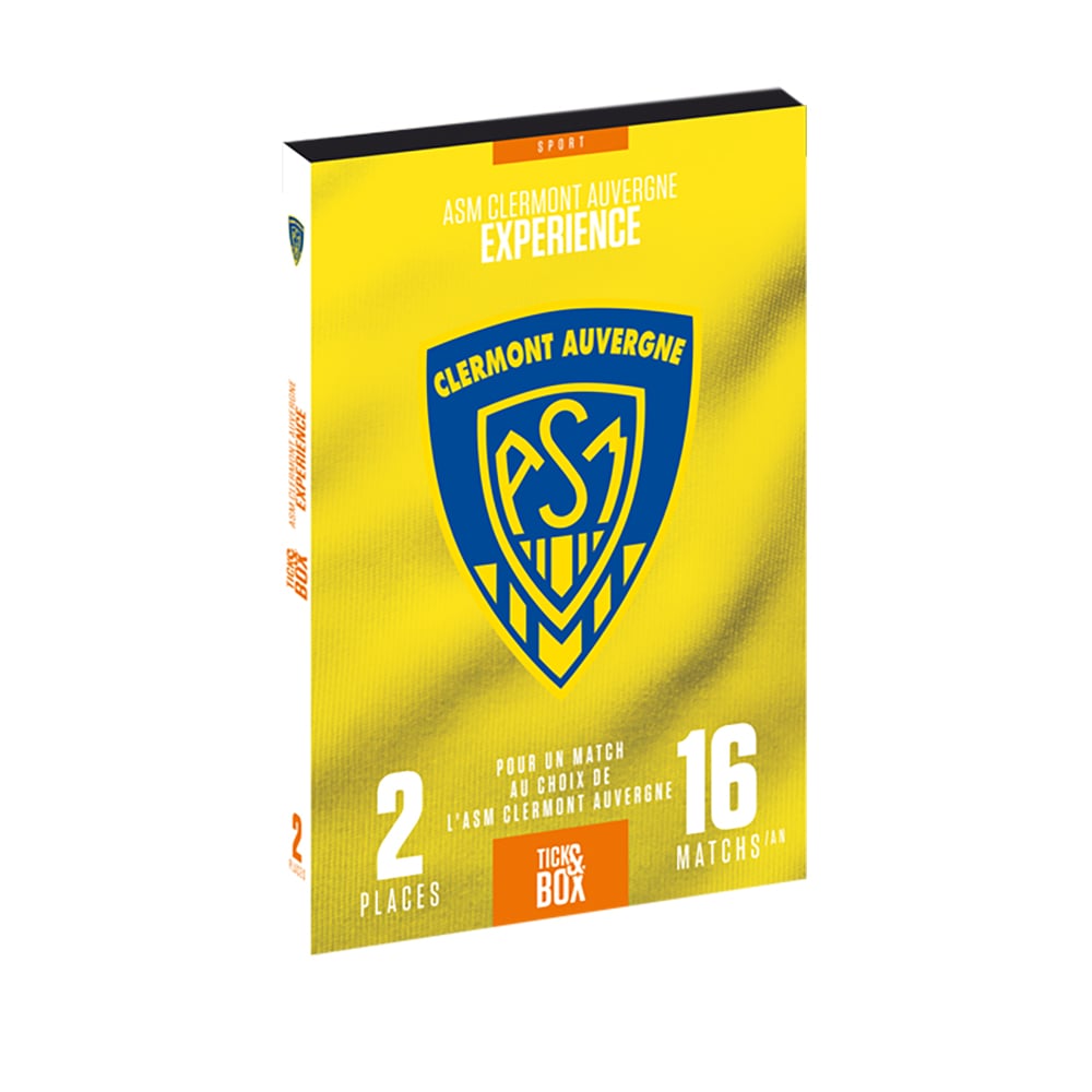 Coffret cadeau Tick&Box - ASM Clermont Auvergne Expérience
