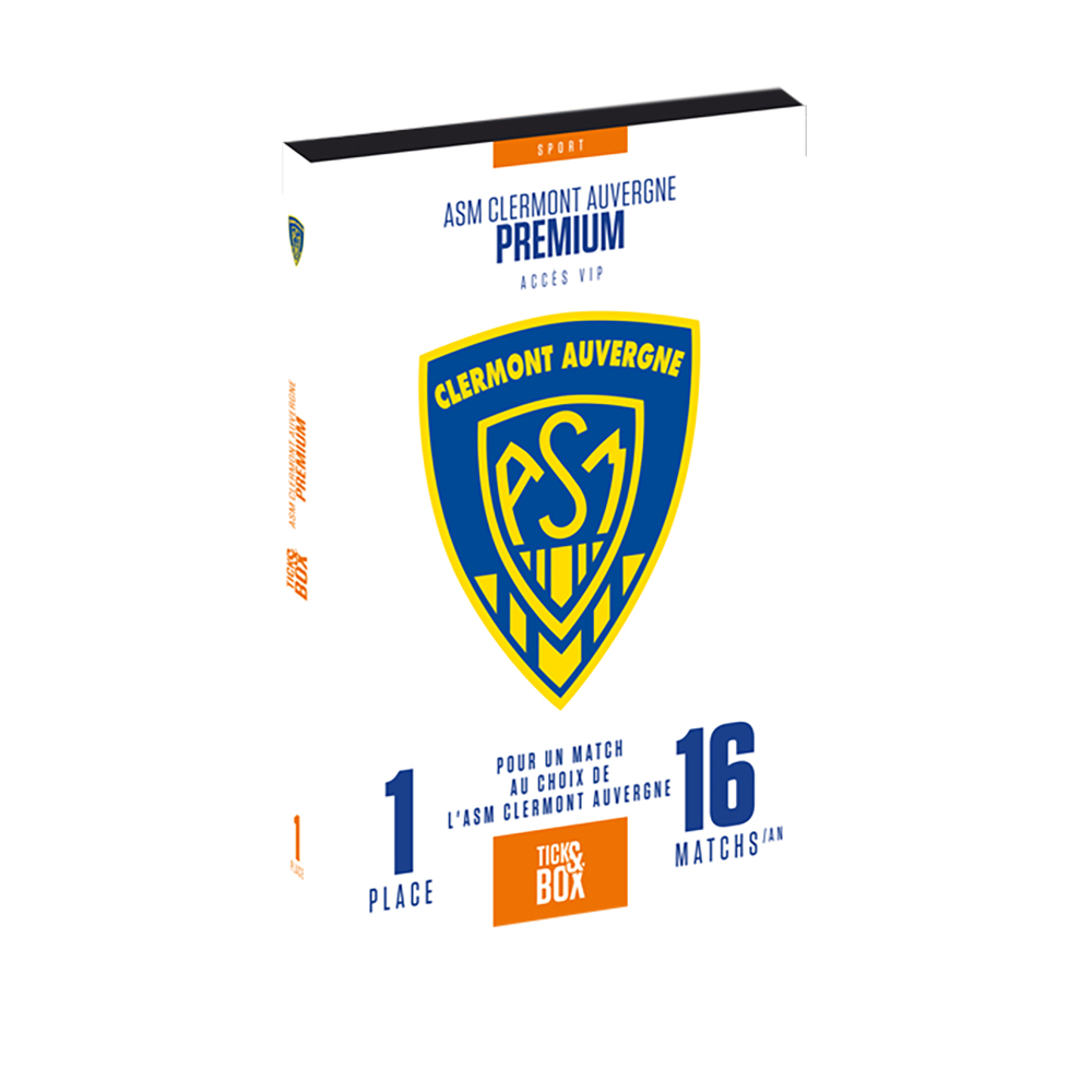 Coffret cadeau Tick&Box - ASM Clermont Auvergne Premium