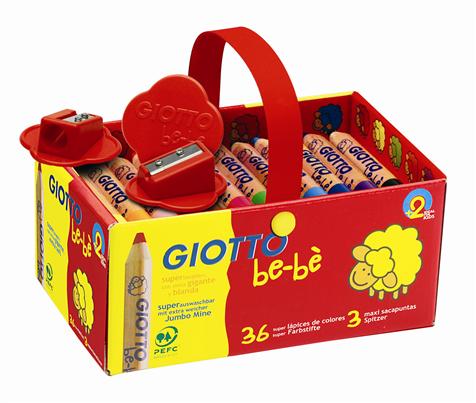 Schoolpack 36 crayons be-be