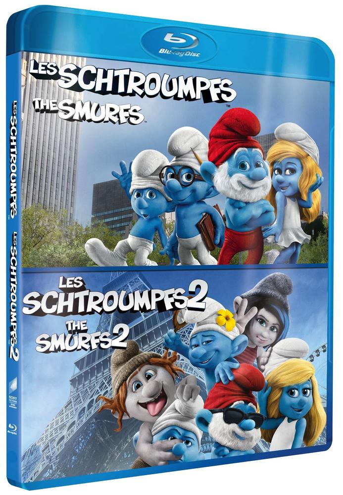 Coffret Les schtroumpfs - Blu-ray - 1 et 2