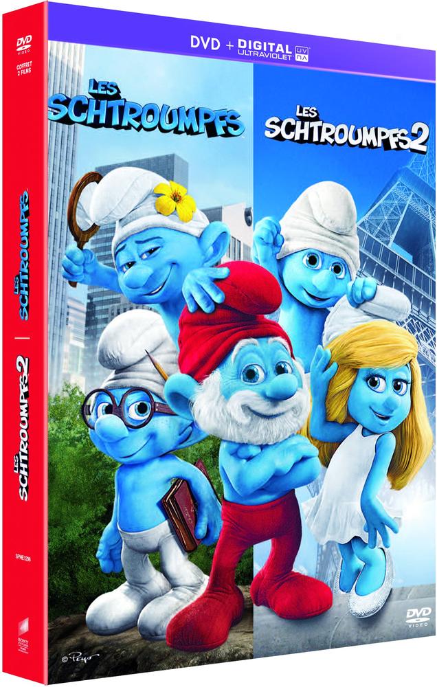 Coffret Les schtroumpfs - DVD - 1 et 2