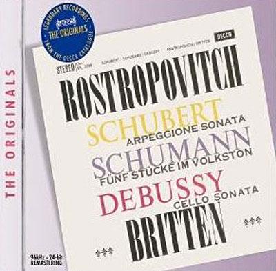 SCHUBERT : SONATE ARPEGGIONE - SCHUMANN : FUNF STUCKE IM VOLKSTON...