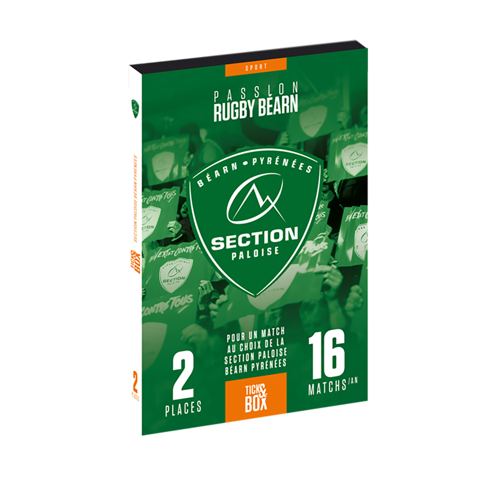 Coffret cadeau Tick&Box - Section Paloise