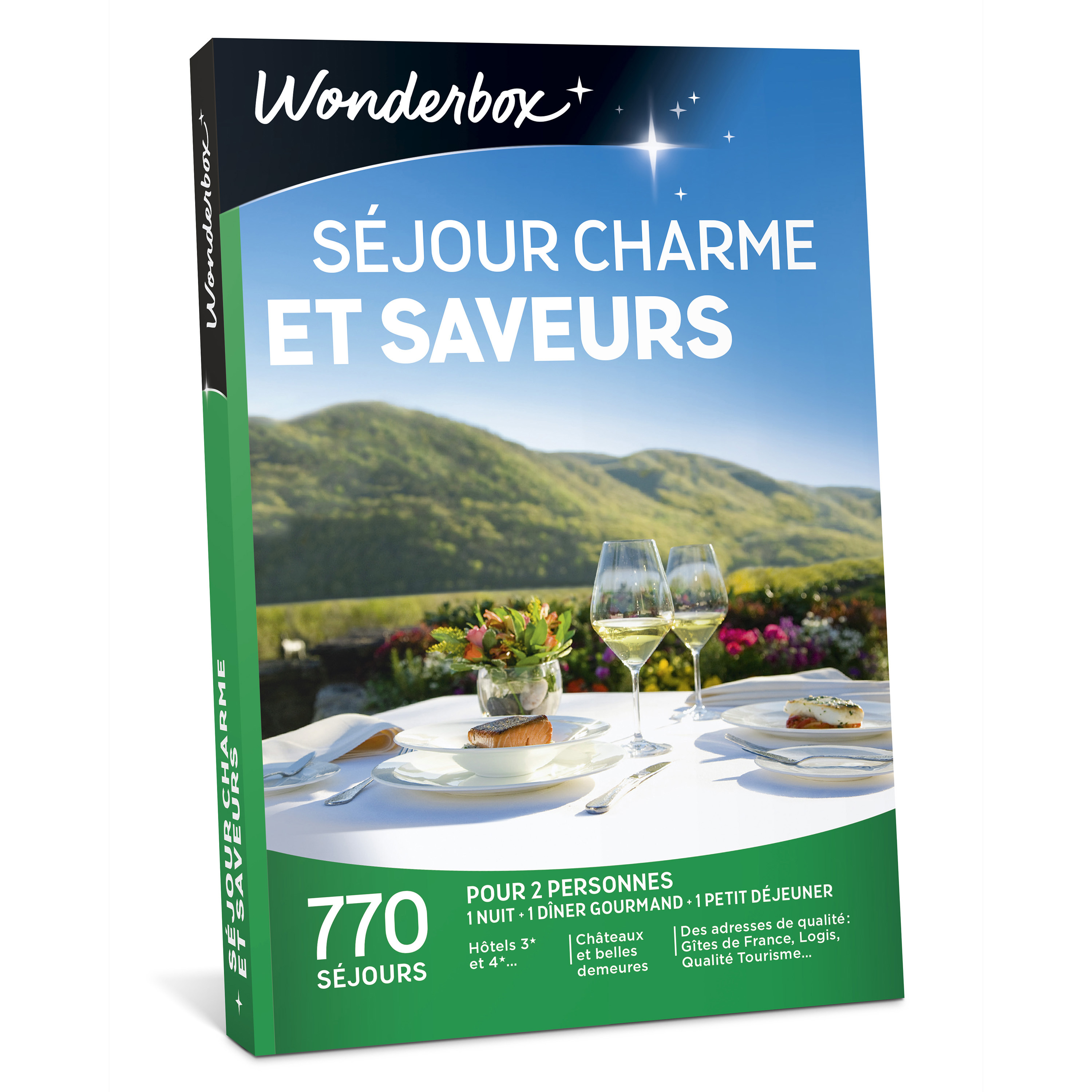 Coffret cadeau Wonderbox - Séjour charme et saveurs