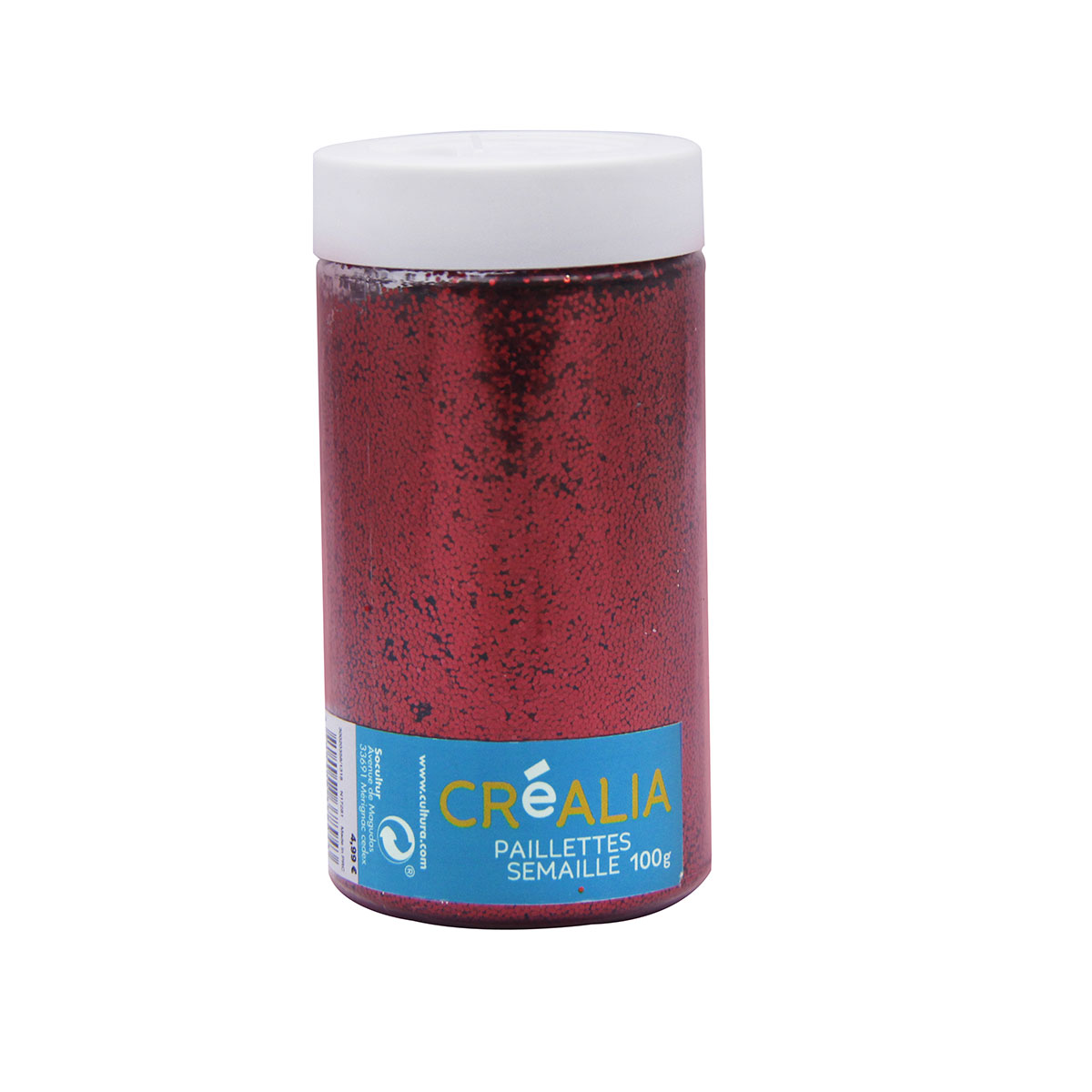 Paillettes semaille 100g - rouge