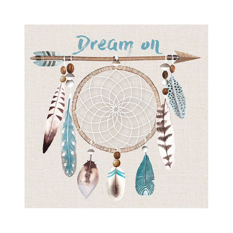 20 serviettes - «Dream on» - Attrape-rêves - 33x33 cm