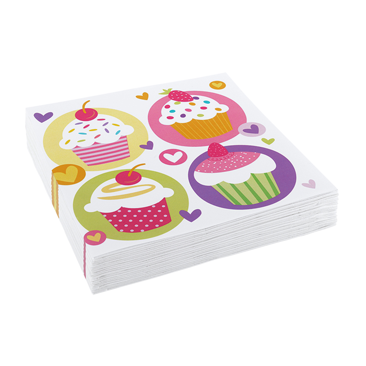 20 serviettes - Cupcakes