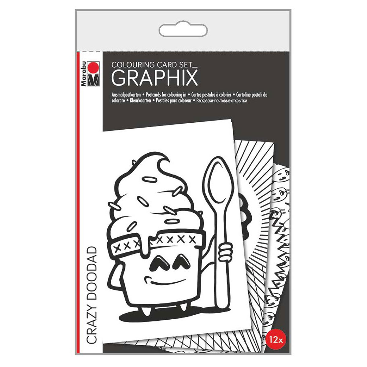 SET 12 CARTES GRAPHIX CRAZY SET 12 CARTES GRAPHIX CRAZY 350G