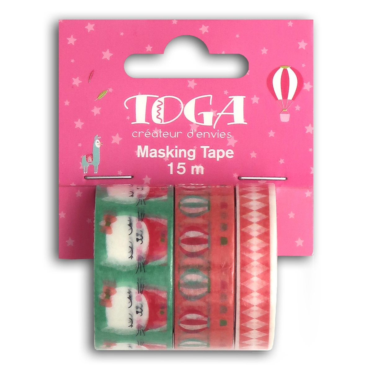 Set de 3 Masking tape Joséphine 10/15/20 mm