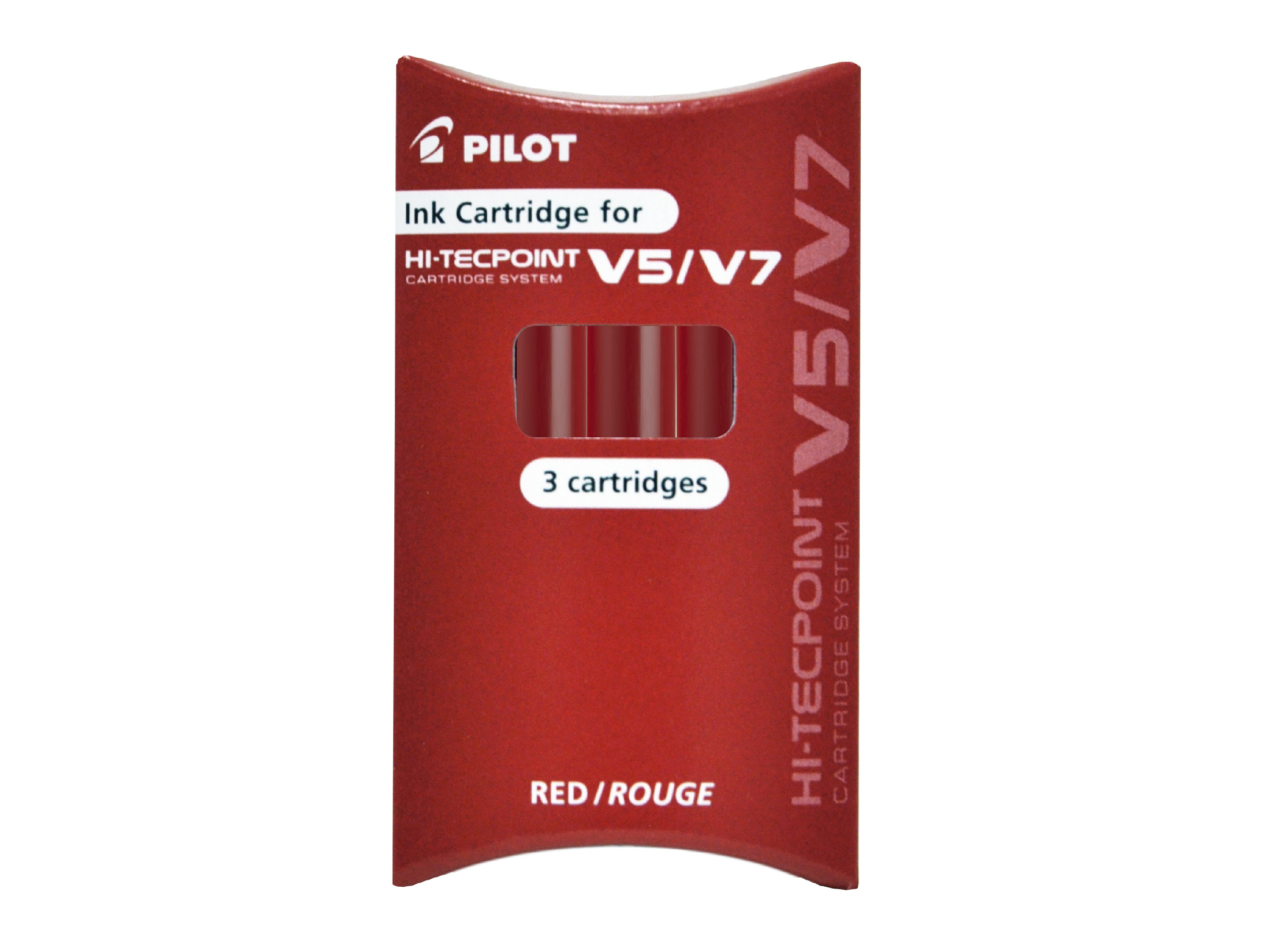 Pack de 3 recharges pour V5-V7 rechargeable - rouge