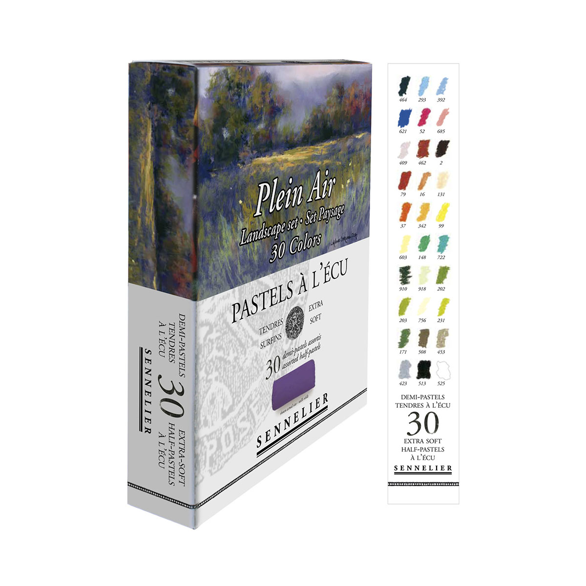 30 demi-pastels à l'écu - Campagne