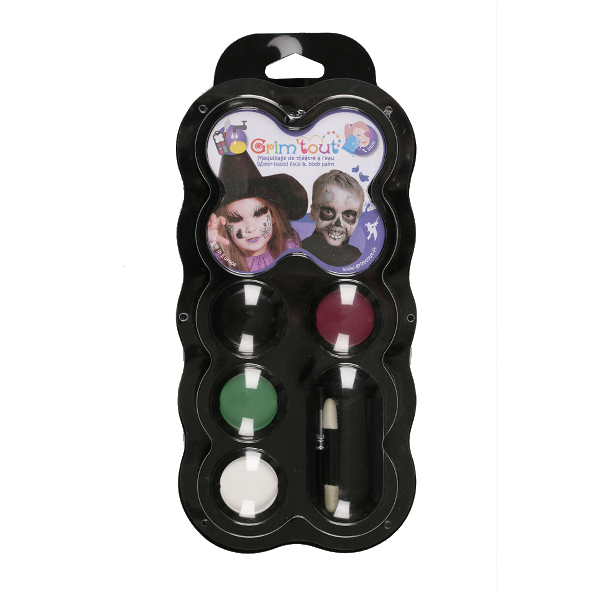 Maquillage Grim'tout 4 couleurs - Sorcière