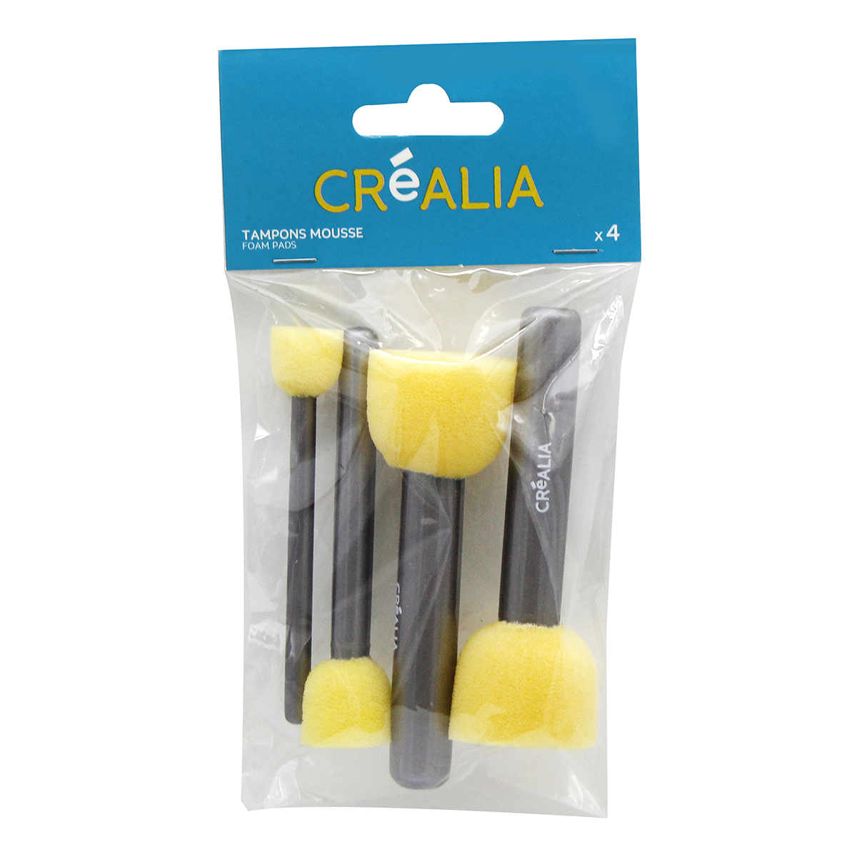 4 tampons en mousse - Créalia