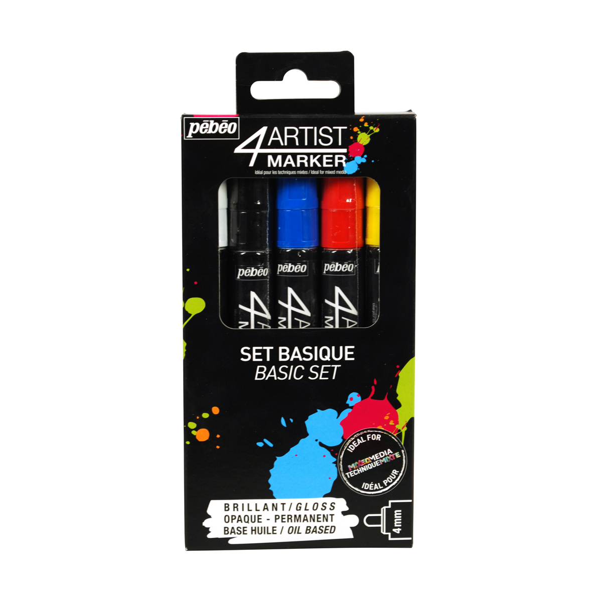 Set 4Artist Market - 5 pointes 4 mm - Assorti