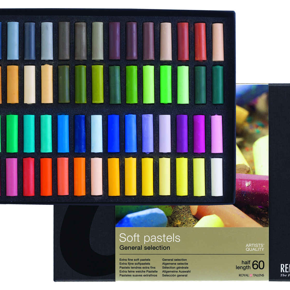 60 demi pastels secs - Rembrandt