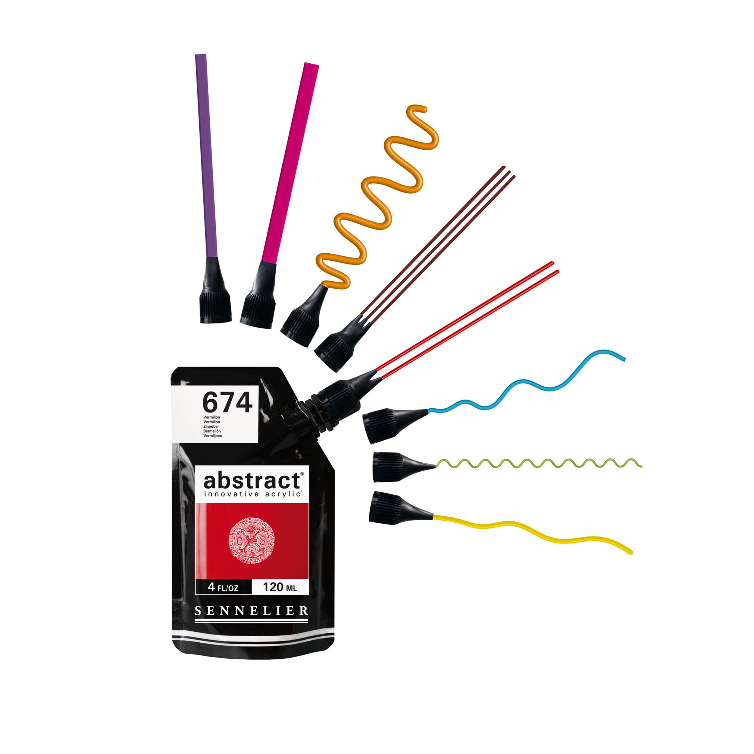 8 embouts pour Abstract - Sennelier