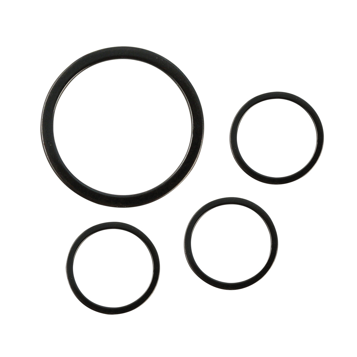 4 anneaux argenté - Taille M