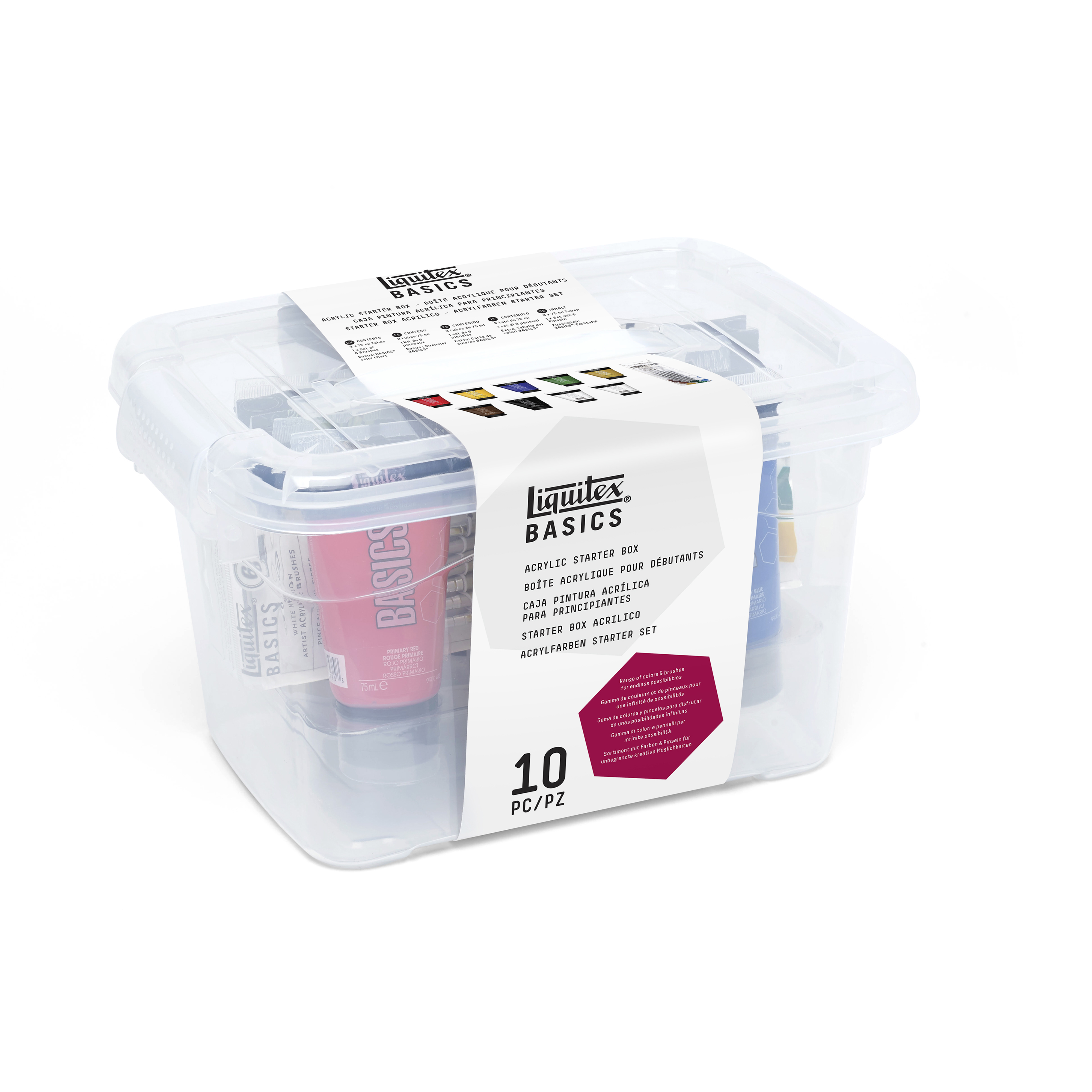 Coffret Basics peinture acrylique débutant - Liquitex
