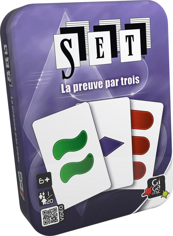 Jeu Set dans boite en métal - Gigamic