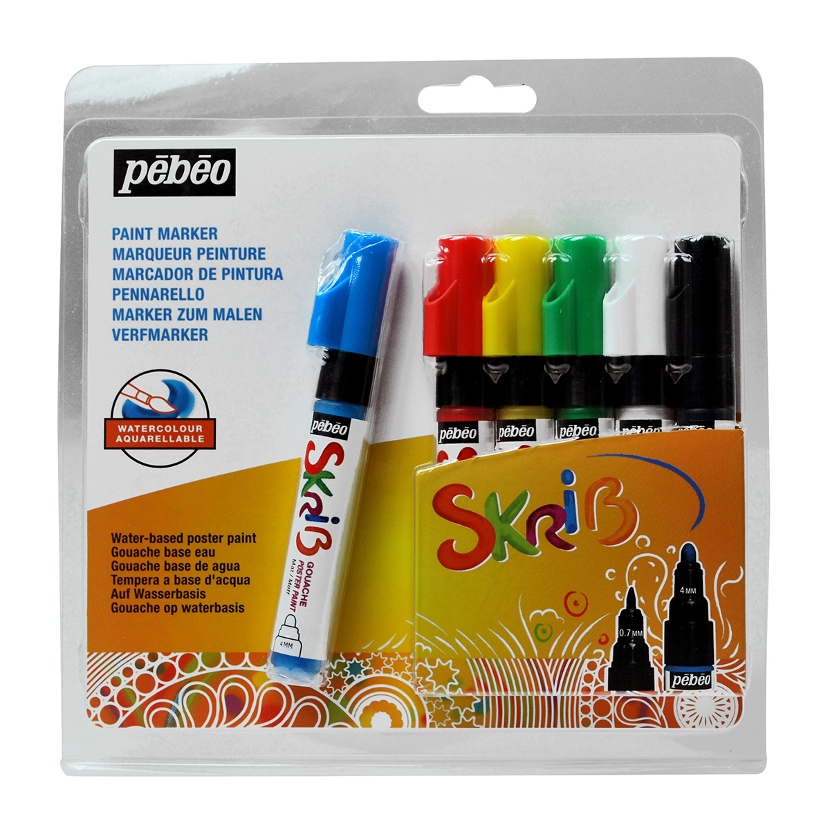 SET PAINT MARKER GOUACHE CLASS