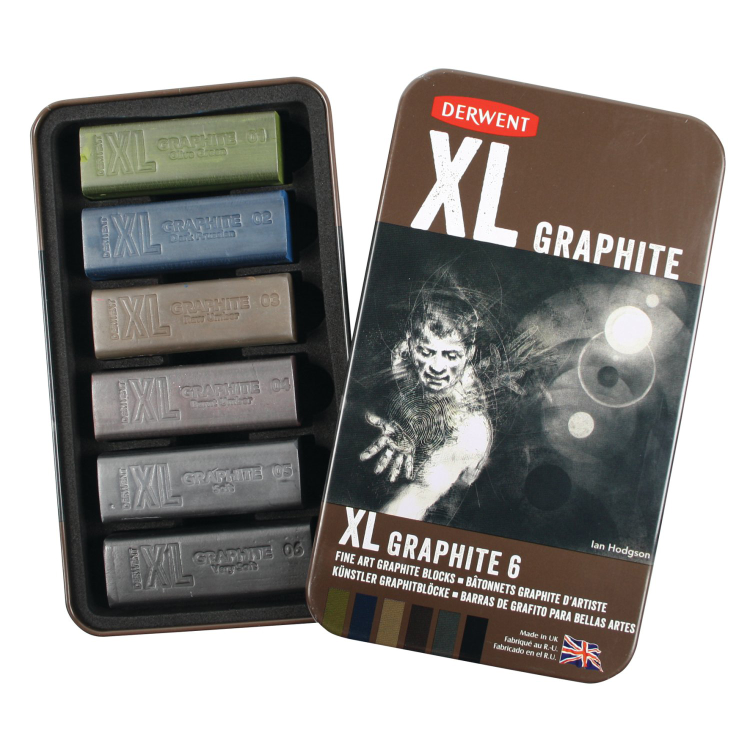 6 bâtons XL - Graphite