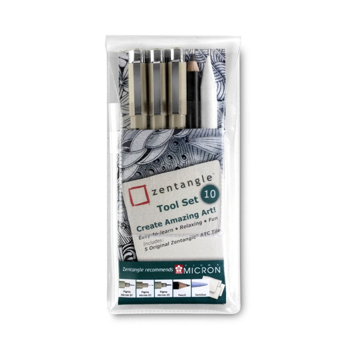 Set 10 pièces - Zentangle