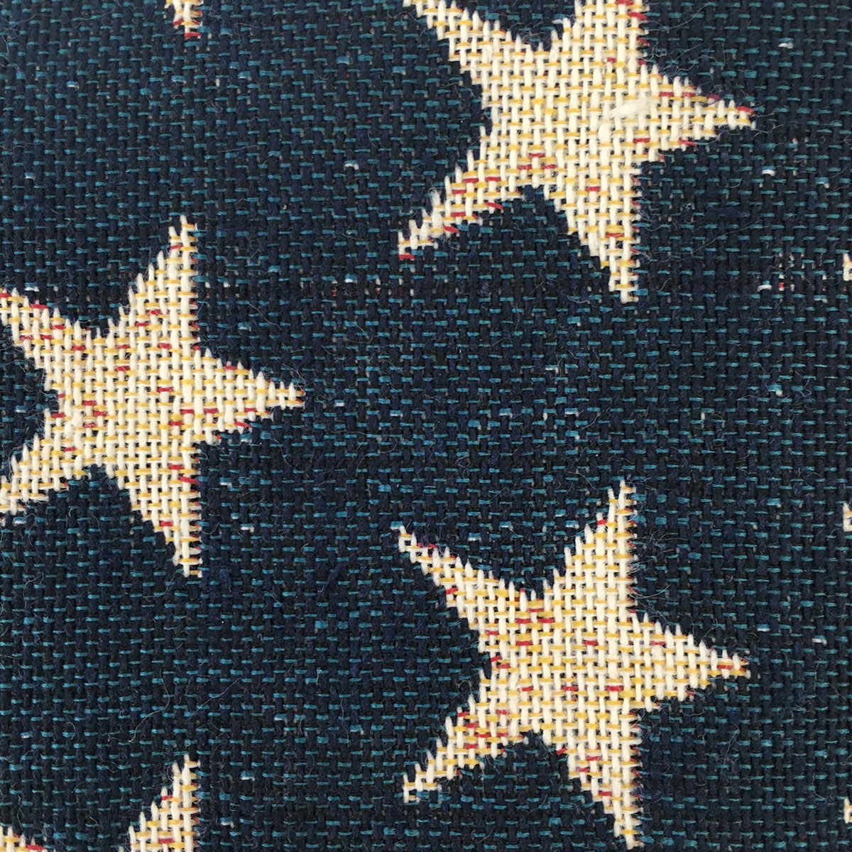 TISSU JACQUARD MARINE ETOILES 145X60