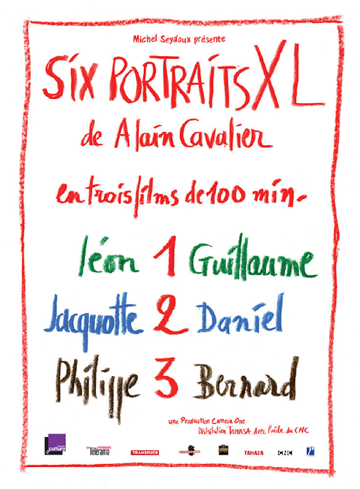 Six portraits XL d'Alain Cavalier : Léon et Guillaume + Jacquotte et Daniel + Philippe et Bernard