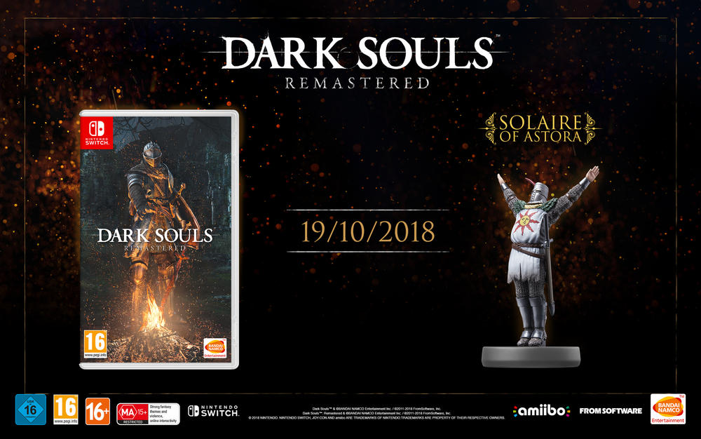Amiibo - Character Pack Solaire of Astora Dark Souls Remastered