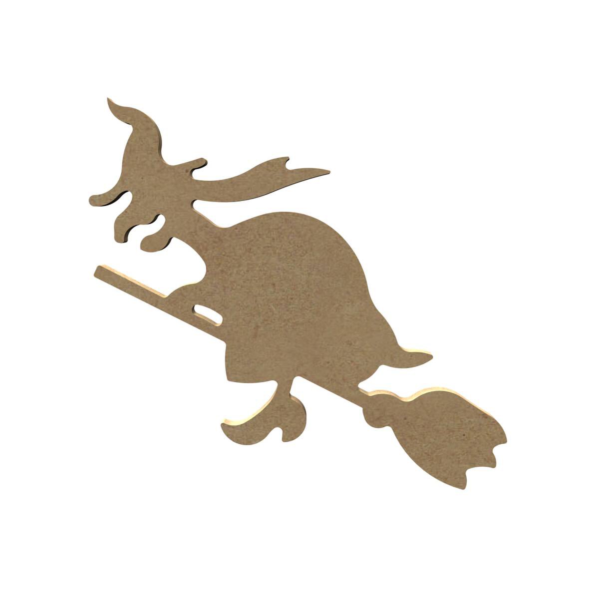 Sorcière 15 cm - Support à décorer en médium - Gomille