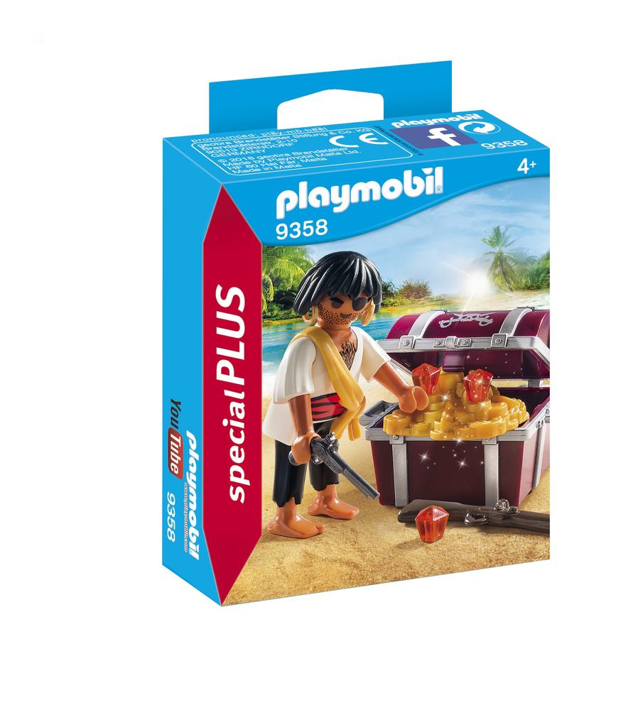 Pirate avec coffre au trésor - Playmobil® - Pirates - 9358