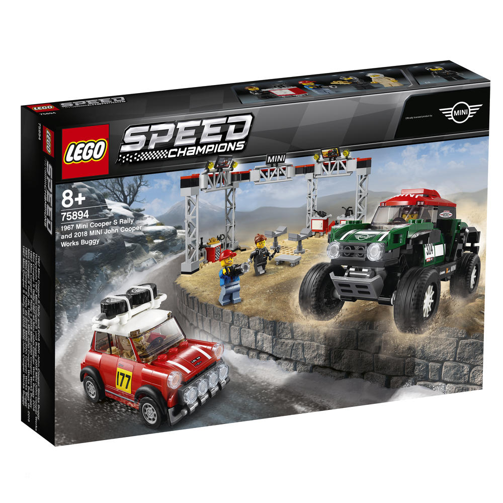 Mini Cooper S Rally 18 ans7 et Mini John Cooper Works Buggy 2018 - LEGO® Speed Champions - 75894