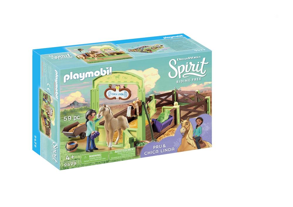 Apo et chica linda avec box - Playmobil® - Spirit - 9479