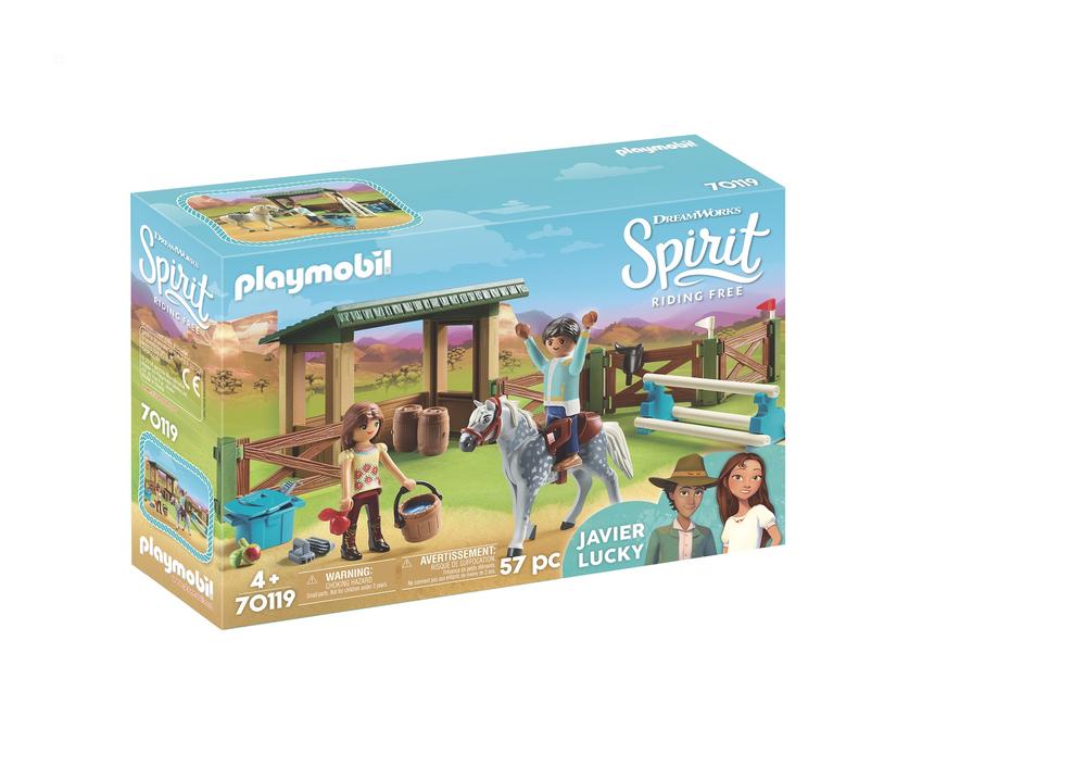 Entrainement lucky et javier - Playmobil® - Spirit - 70119