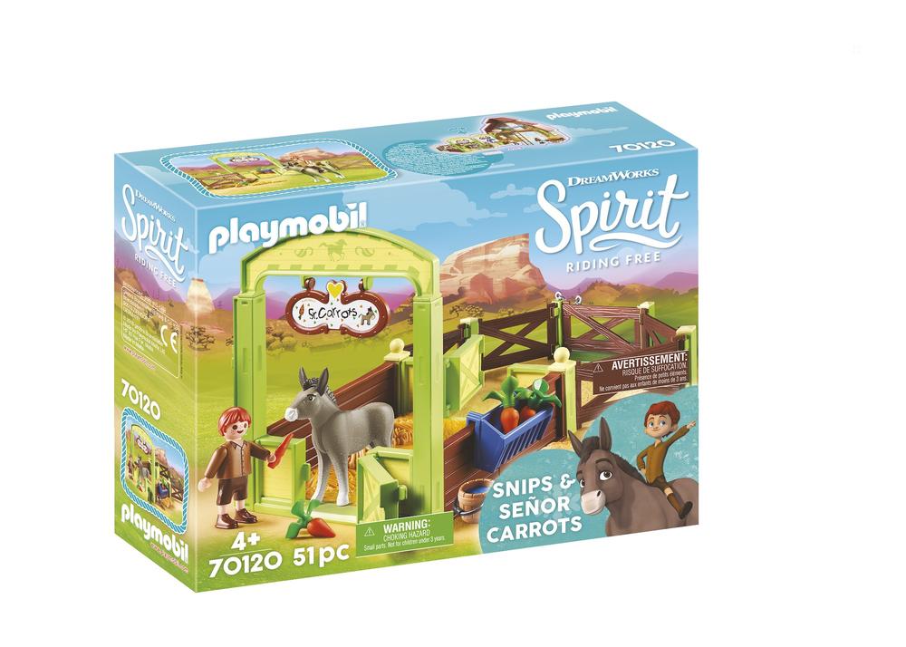 La mèche et monsieur carotte box - Playmobil® - Spirit - 70120