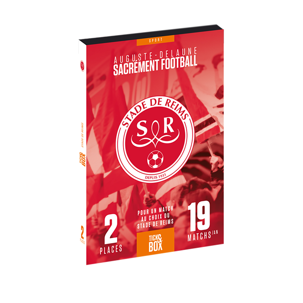 Coffret cadeau Tick&Box - Stade de Reims