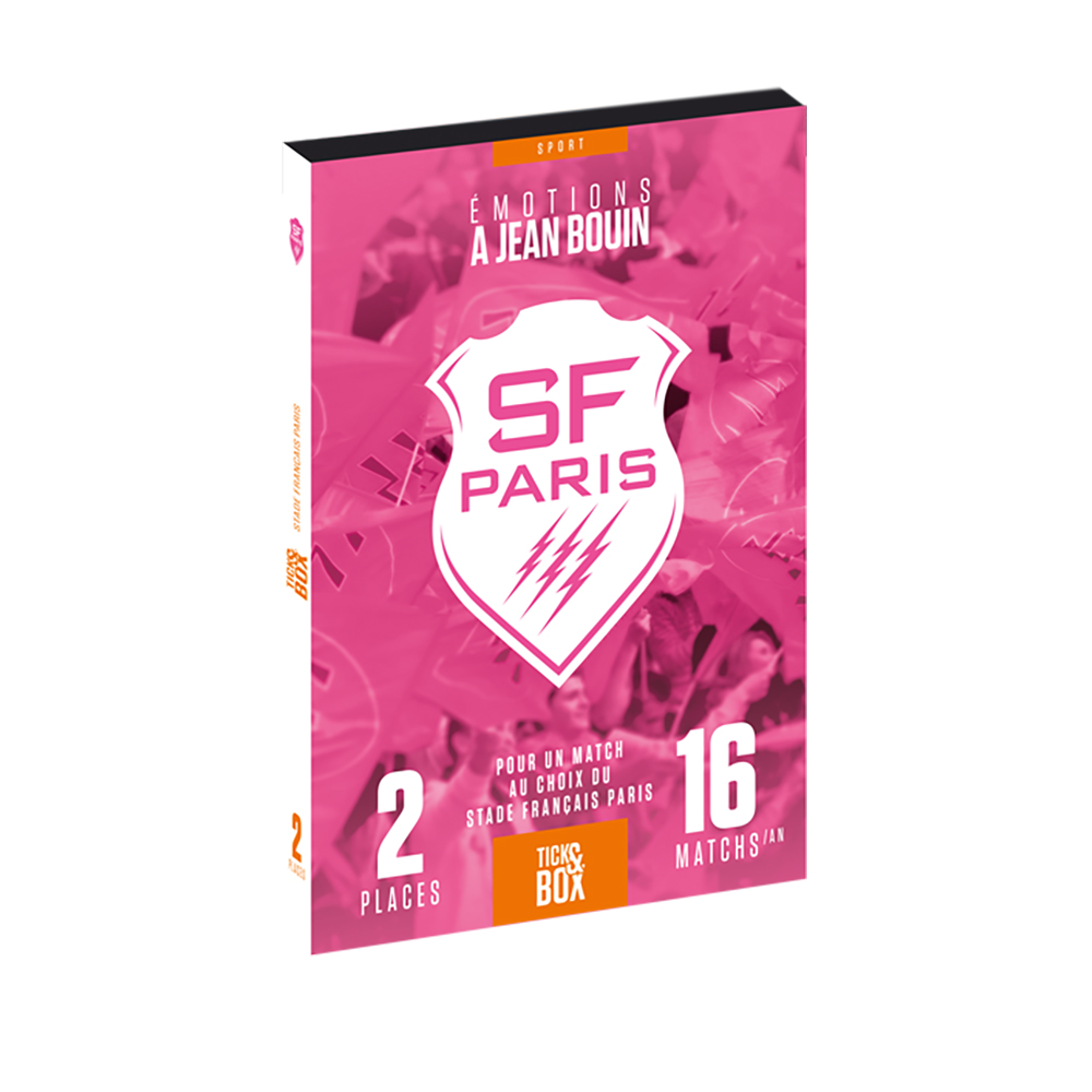 Coffret cadeau Tick&Box - Stade Français Paris