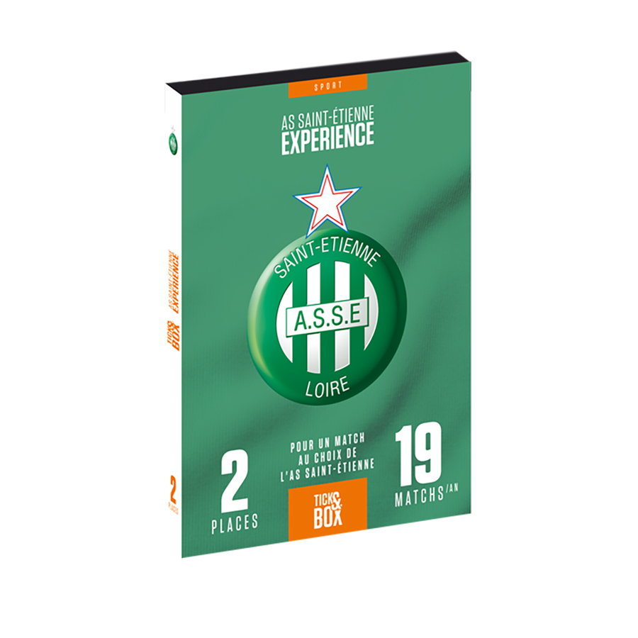 Coffret cadeau Tick&Box - Supporter AS Saint-Etienne
