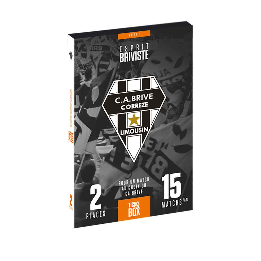 Coffret cadeau Tick&Box - CA Brive