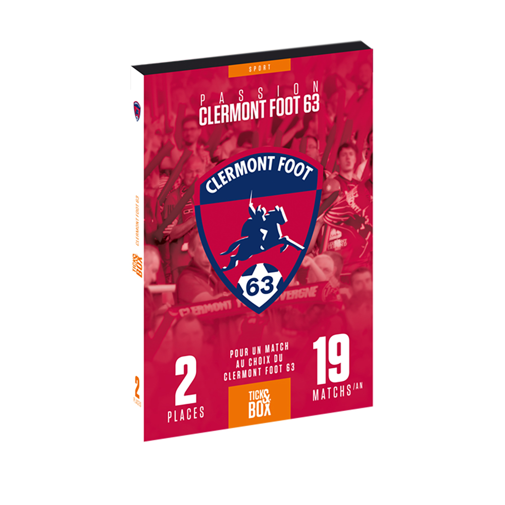 Coffret cadeau Tick&Box - Clermont Foot